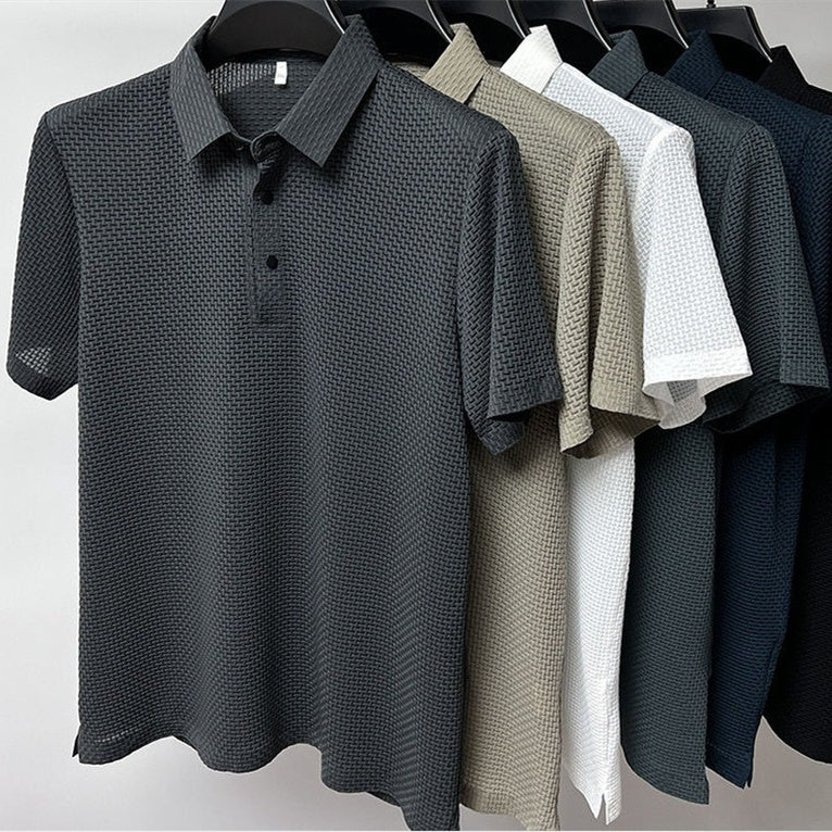 Mesh Ice Silk Polo