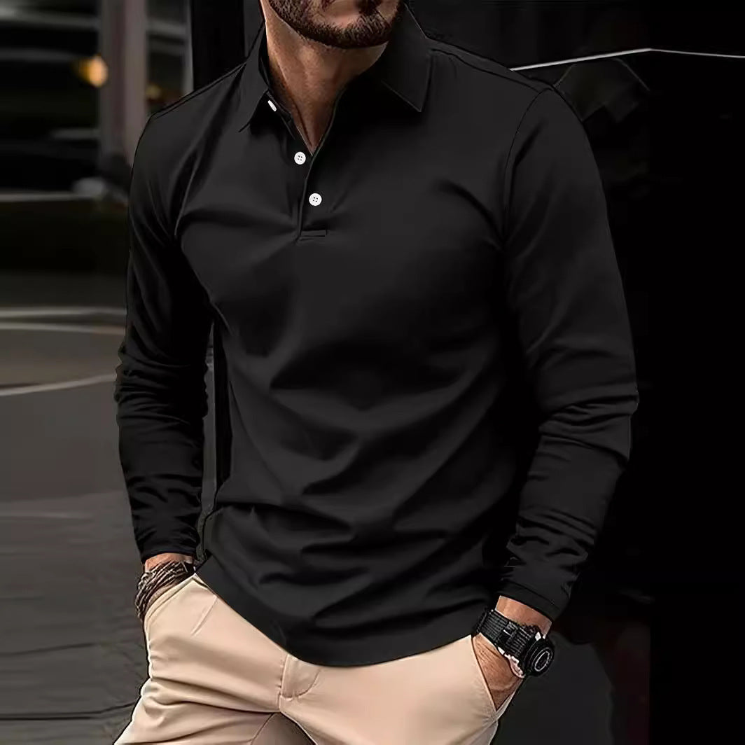 Men's Long-Sleeve Polo