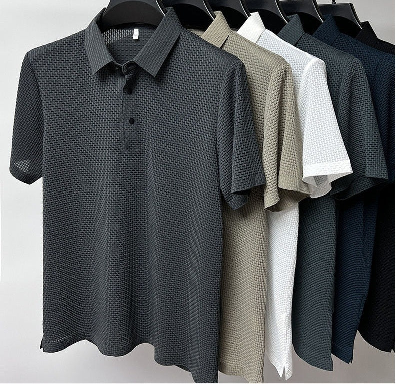 Mesh Ice Silk Polo