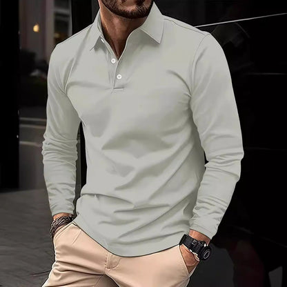 Men's Long-Sleeve Polo