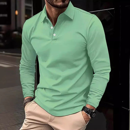 Men's Long-Sleeve Polo