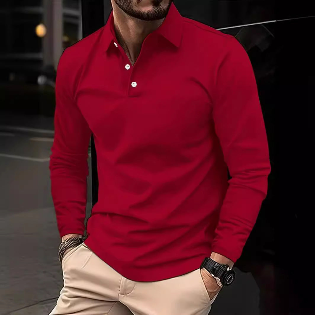 Men's Long-Sleeve Polo